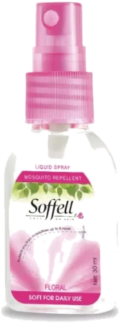 SOFFELL mosquito repellent spray, floral, 30 ml